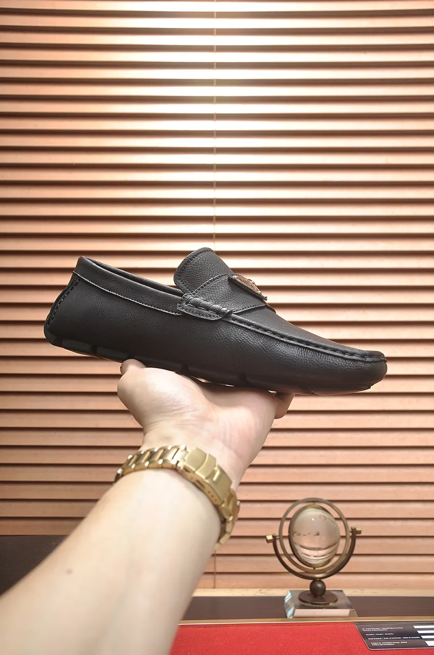 Men's Men's Shoes💰420💶【PRADA】 (High-end Niuli) New 🍀PRADA - Prada Doudou Shoes! Made of imported original cowhide, the inner top layer is comfortable cowhide lining! Original wear-resistant rubber outsole! High quality products! Code number 38-45 (45 customized)